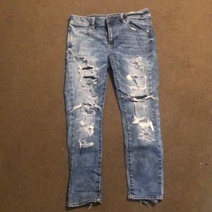 American eagle ripped jeans